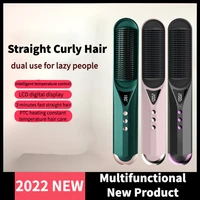 electric curling iron hair straightenerprofessional hair straightening comblcd digital hair straightenerhair styling tools