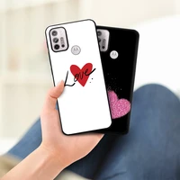 love heart case for motorola moto one zoom pro action hyper fusion vision plus macro 5g ace moto g play power stylus 2021 cover