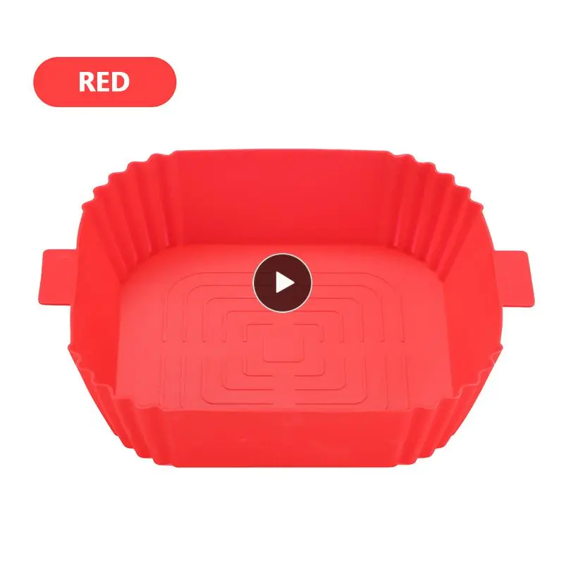 

Термостойкая воздушная фритюрница, силиконовая сковорода для выпечки, кухонный поднос из силикагеля, кухонные принадлежности для выпечки