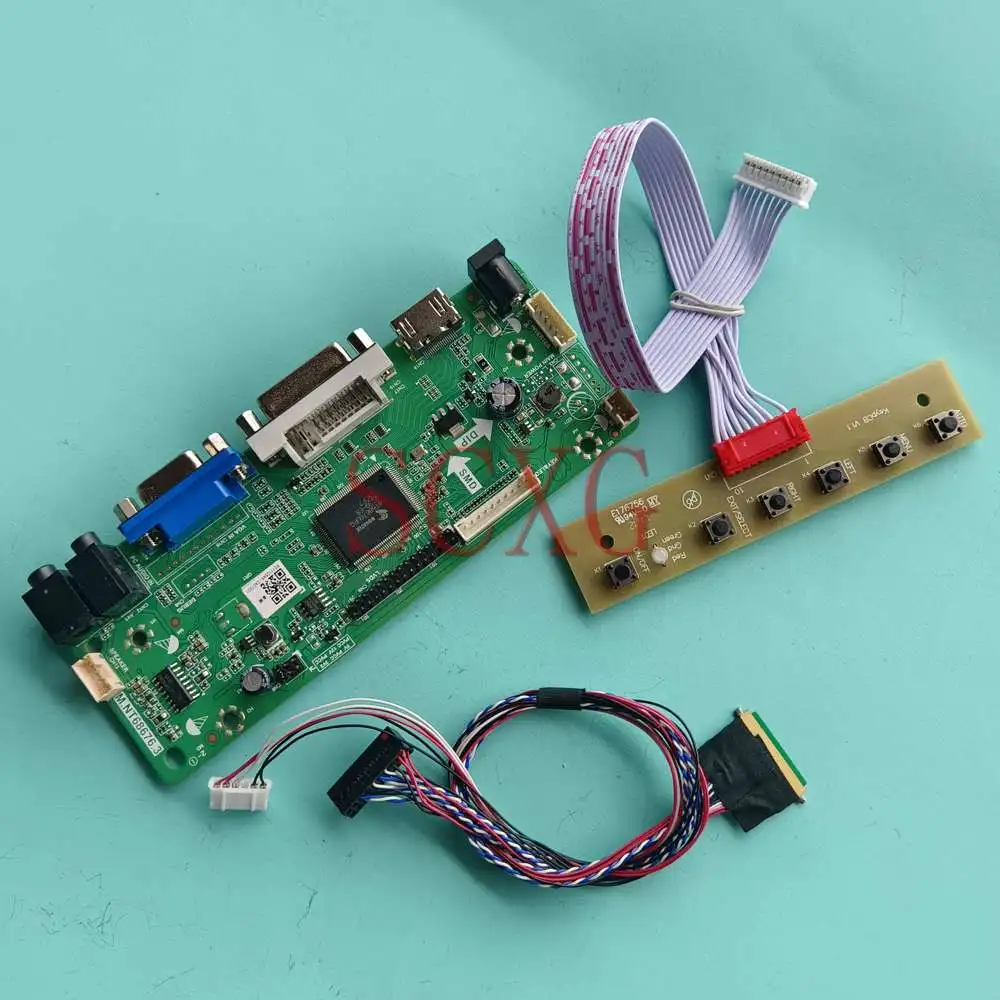 

LED LCD Display Controller Board Work With LTN140AT16-201 14" 1366*768 40 Pins LVDS Notebook 60Hz HDMI-Compatible VGA DVI