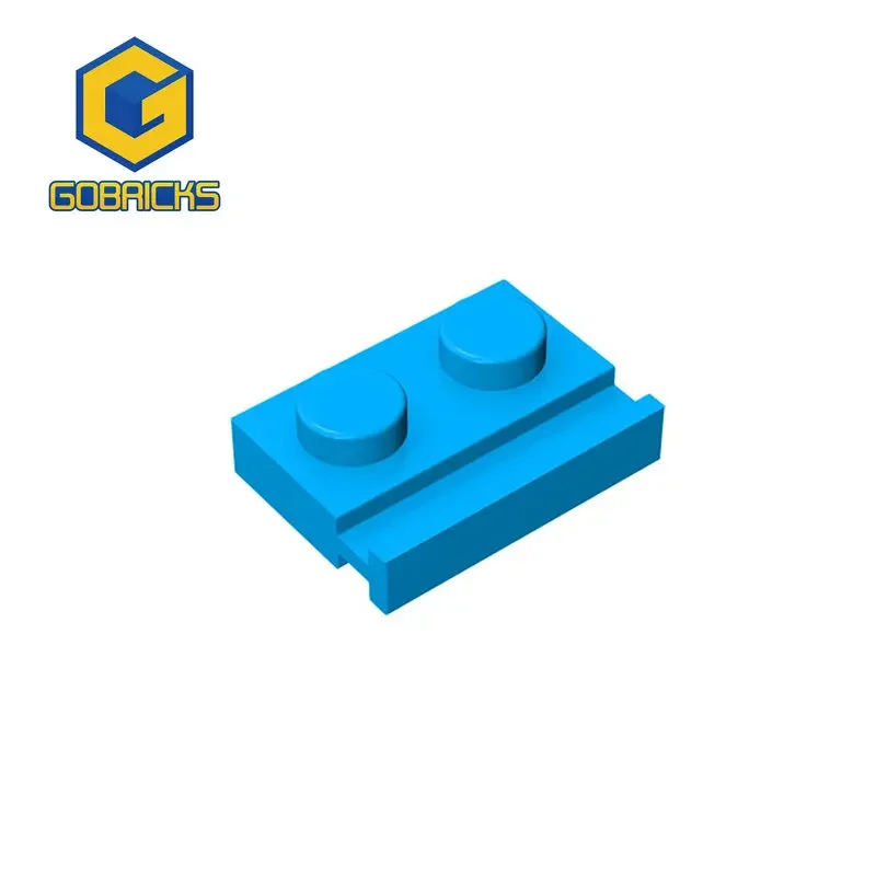 Gobrick 1 шт. особая пластина MOC 1x2 дверные рельсовые кирпичи совместимые с 32028