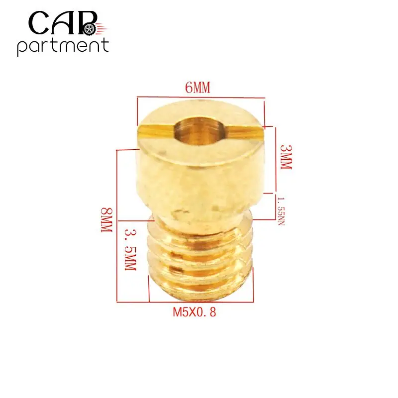 

For Pwk Keihin Oko Cvk Carburetor Universal Injectors Nozzle Durable Motorcycle Carburetor Carburetor Main Jet Car Accessories