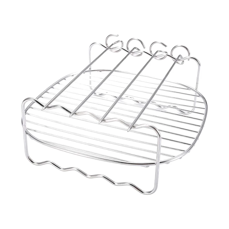 Двухслойный инструмент для барбекю подогреватель хлеба нержавеющая сталь гриль