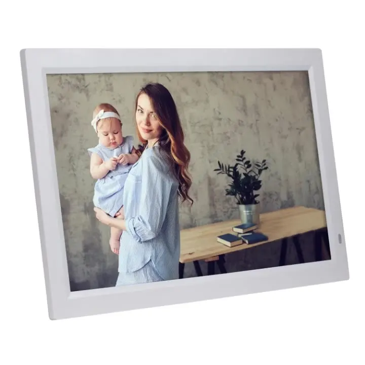 

21.5 inch LED Display Digital Photo Frame with Holder & Remote Control, US Plug