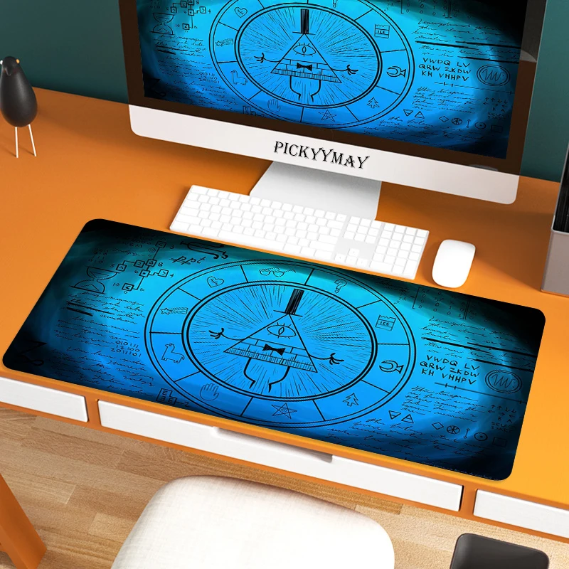 

Gravity Fall Large Mouse Pad 100x50cm Big Computer Gaming Mousepad Anti-Slip Natural Rubber With Locking Edge Gaming Mouse Mat