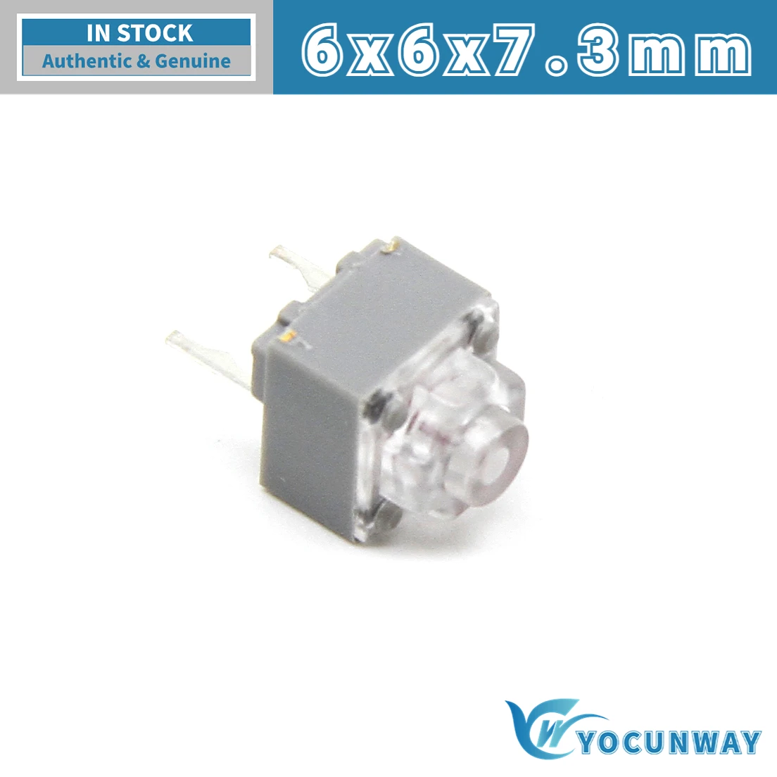 

Прозрачный микропереключатель HUANO 6*6*7.3 мм