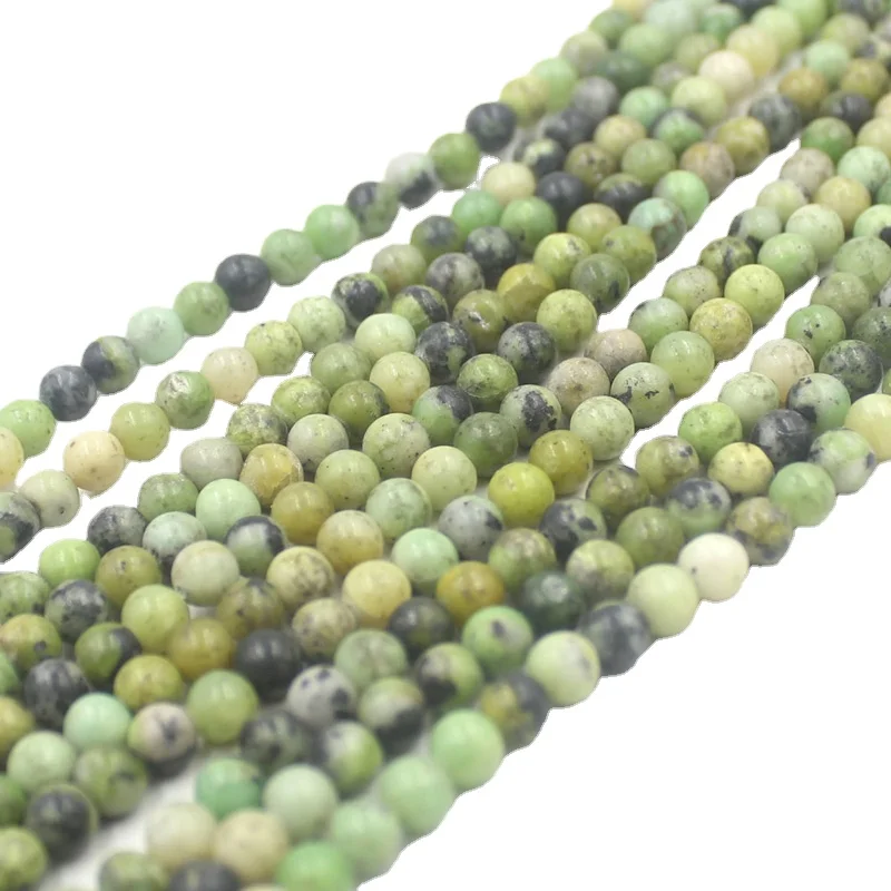 

6mm Round Serpentine Gems Loose Natural Stone DIY Jewelry Making Beads Strand 15"