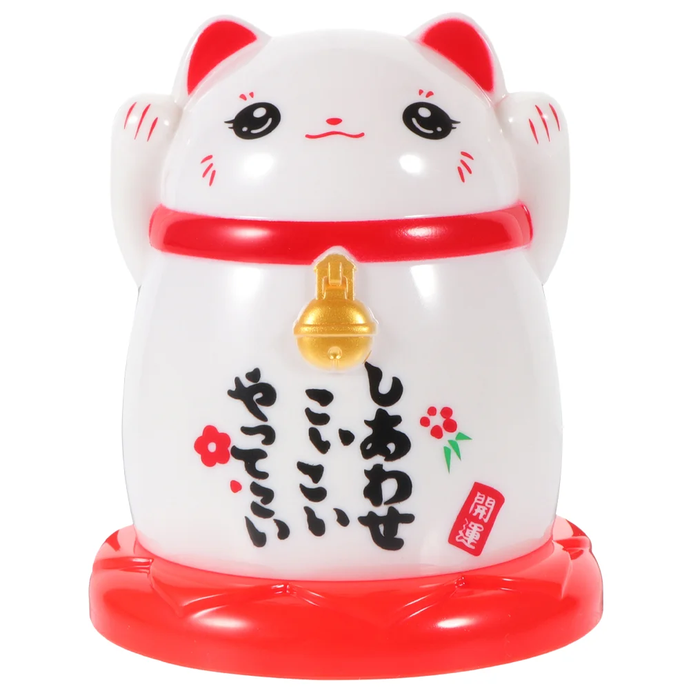 

Toothpick Holder Cat Case Dispenser Box Container Organizer Jar Lucky Swab Storage Cotton Toothpicks Plastic Animal Neko Maneki
