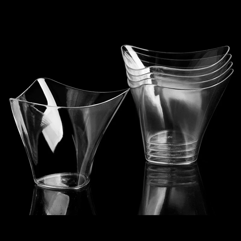 

Одноразовые прозрачные пластиковые чашки 100 мл