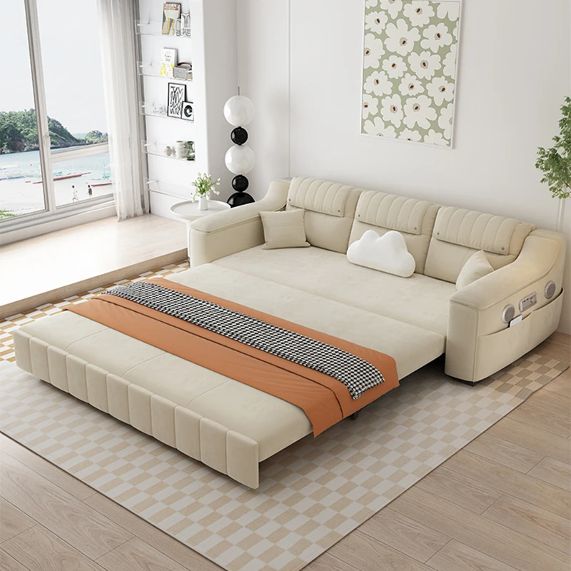 Милые новые мягкие кушетки простой удобный дизайнерский складной диван-кровать