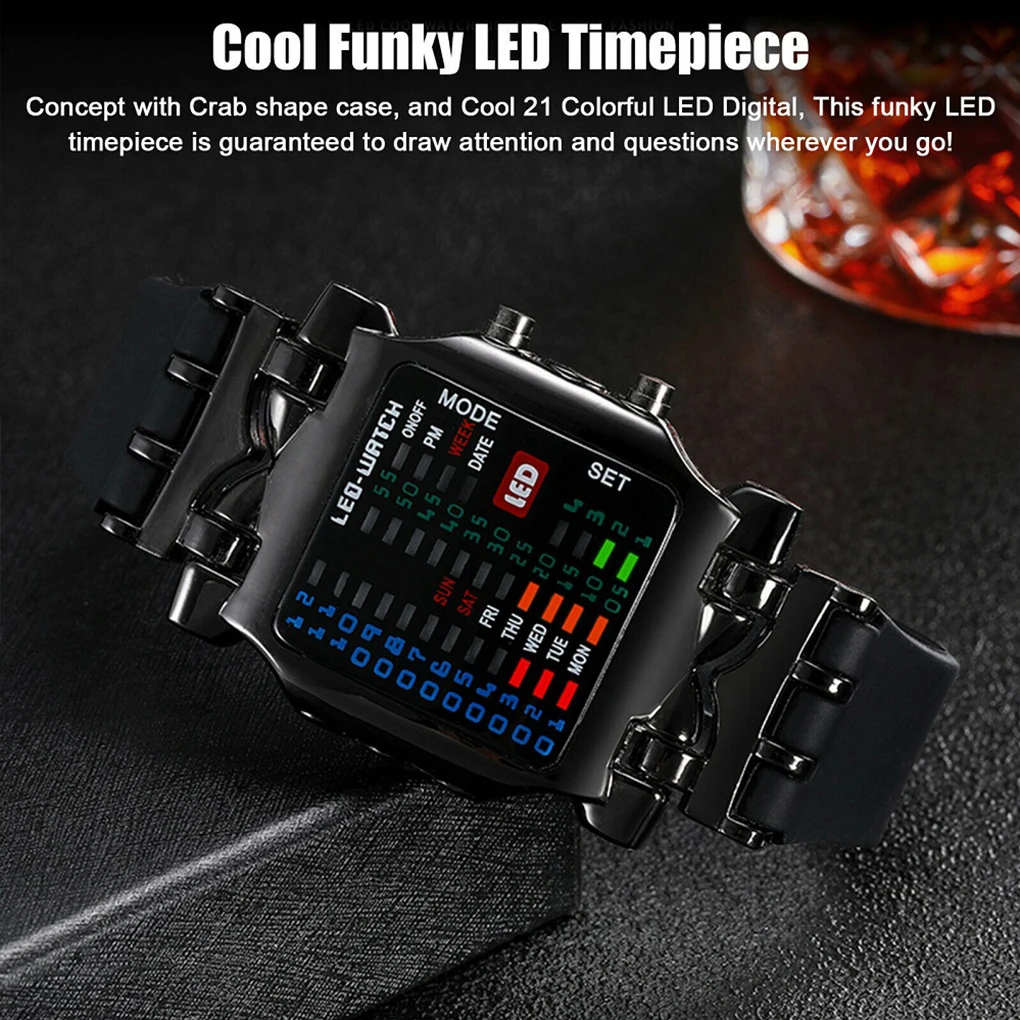 

Electronic LED Digital Wrist Watch Fashion Wristwatch Watches Luxury