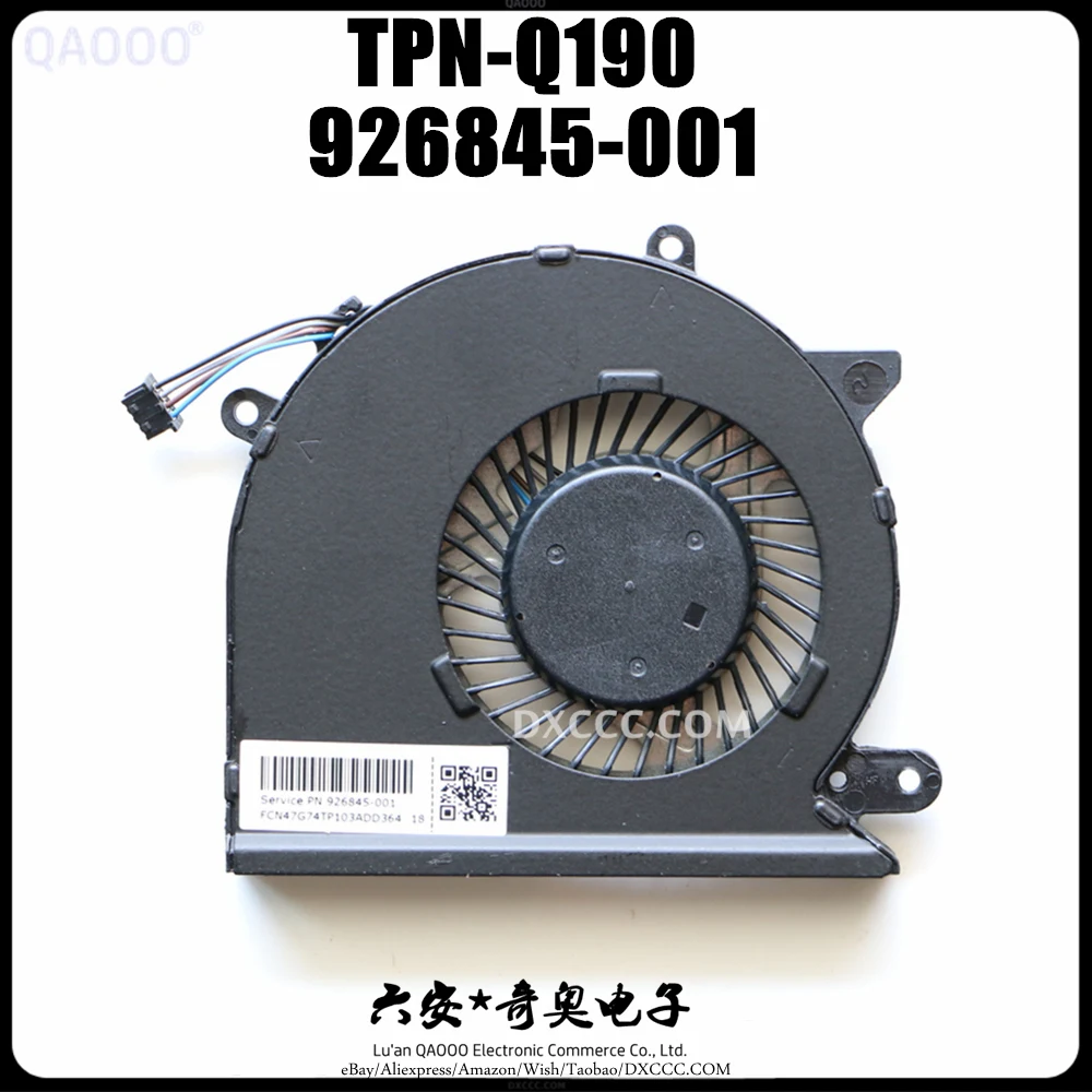 

926845-001 LAPTOP Fan For HP Pavilion 15-CD 15-cd027ax 15-cd073tx 15-cd075tx 15-cd040wm TPN-Q190 CPU Cooling Fan