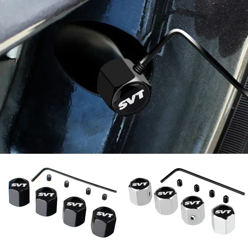 Автомобильные противоугонные колпачки клапанов для Ford SVT Logo Focus 2 MK2 Fiesta MK7 Mondeo Mk4 MK3