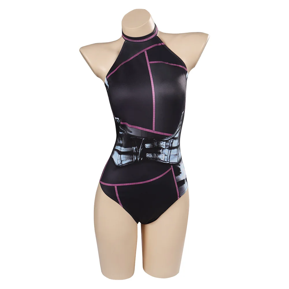 

Family Matching Wednesday Addams Swimwear One-pieces Kid Cosplay Costume Girls Women Swimsuit Bikini Print Jumpsuit Bathing Suit