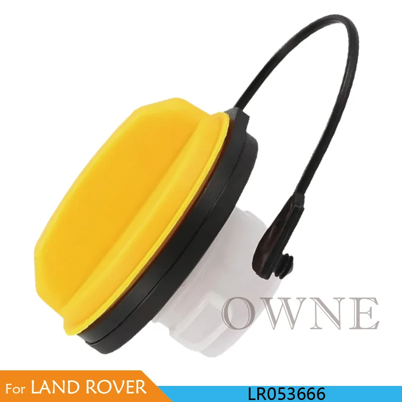 Фото Желтая крышка топливного бака для Land Rover Discovery 5 L462, Land Rover Discovery Sport L550, Range Rover Sport L494, L405, LR053666 №2
