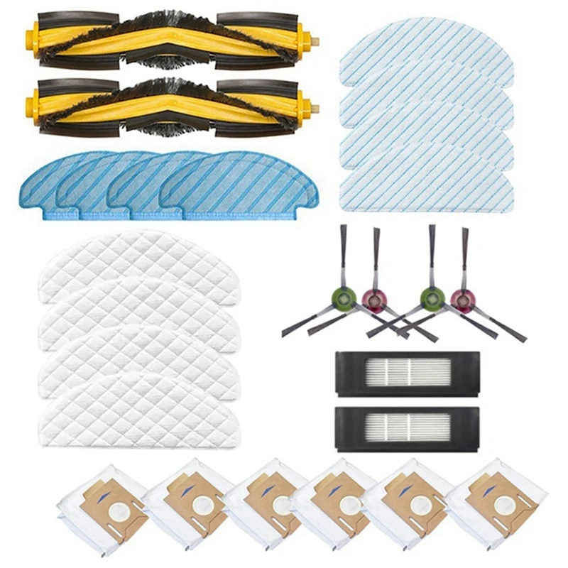 

New 26PCS For ECOVACS Deebot T9 T9max T9power T10 Robot Vacuum Cleaner With Brush Dust Box Filter Cleaning Replacement