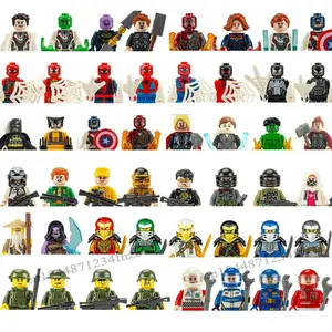 Детский конструктор 4 см, аниме фигурка героя, подарок для детей, сборная игрушка, модель, персонажи, фигурка, кирпичи, совместимы с Lego