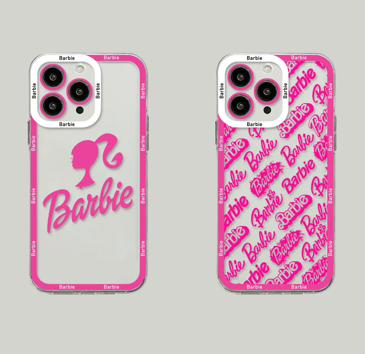 

Cool Pink Barbies Phone Case For iPhone 14 13 12 Mini 11 Pro Max X XR XS 7 8 SE 2020 Plus Soft Silicone Transparent Cover