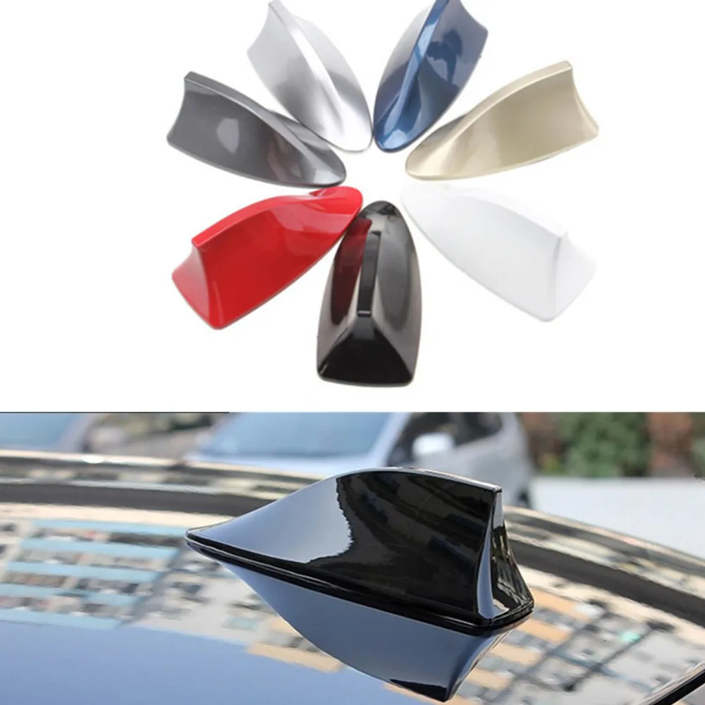 

Upgraded Signal Universal Car Shark Fin Antenna Auto Roof FM/AM Radio Aerial Replacement for BMW/Honda/Toyota/Hyundai/Kia/etc