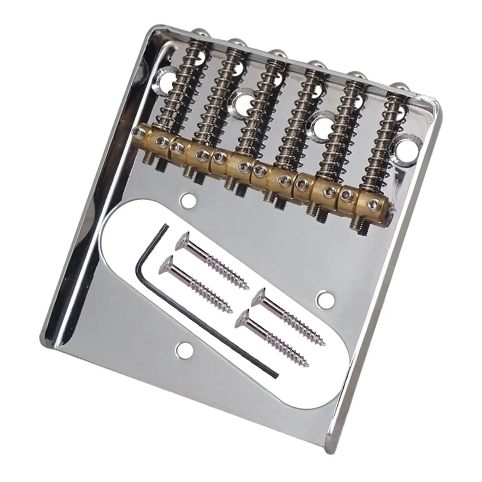 

Guitar Tailpiece Bridge Guitar Replacement Parts 6 Saddle Bridge Guitar Bridge