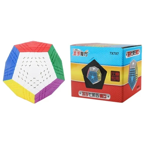 ShengShou без наклеек/черный 4x4 5x5 6x6 7x7 Sengso Dodecahedron Волшебные кубики 12 лиц Megaminx Magico Cubo игрушка детский подарок