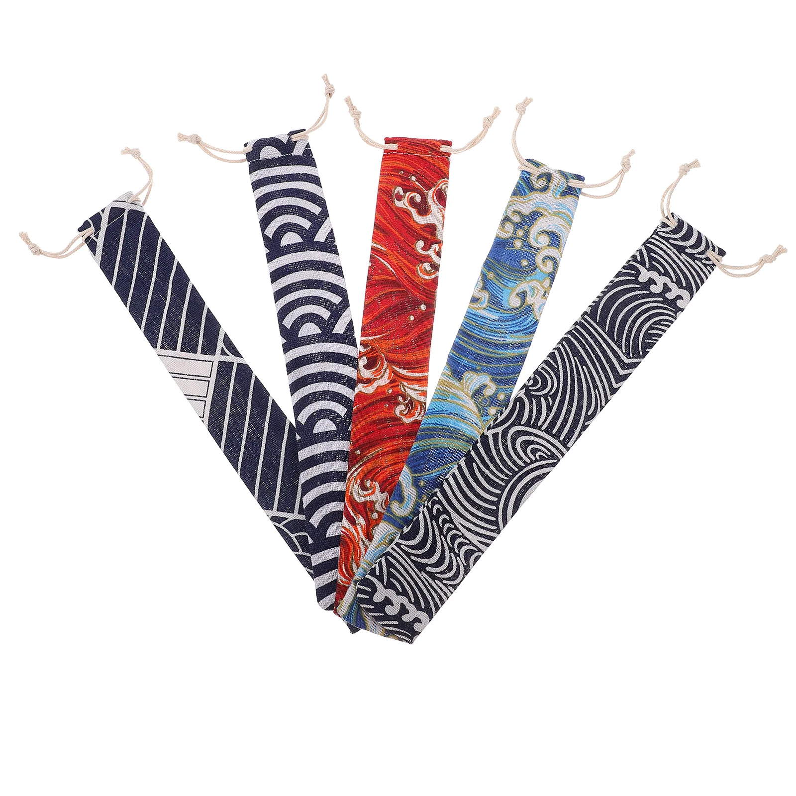 5 шт. сумка для посуды на шнурке дорожные упаковочные сумки столовые приборы