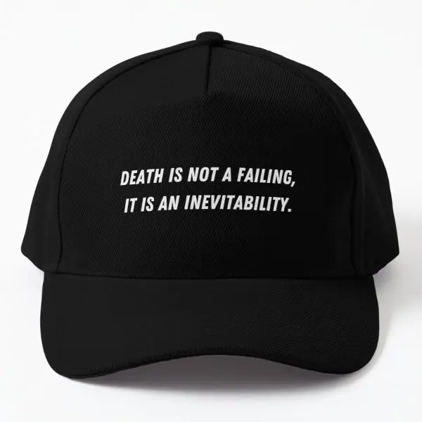 

Death Is Not A Failing Baseball Cap Hat Czapka Boys Casquette Summer Women Printed Hip Hop Fish Black Casual Bonnet Spring