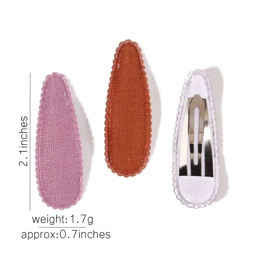 10 шт./набор Женские однотонные заколки для волос