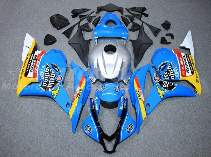 

Style New ABS Motorcycle Fairings Kits Fit For HONDA CBR600RR F5 2009 2010 2011 2012 09 10 11 12 Bodywork Set Sky Blue