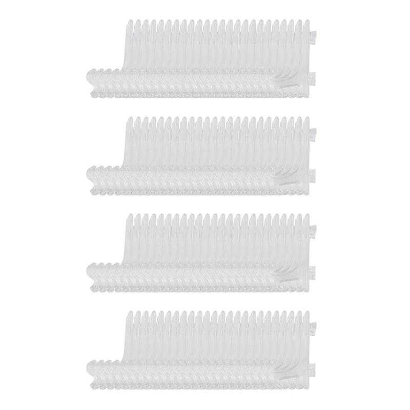 

3 Inch Clear Plastic Stand Cookie Holder Display Stand Place Card Holder Display Easels At Weddings(96 Pack)