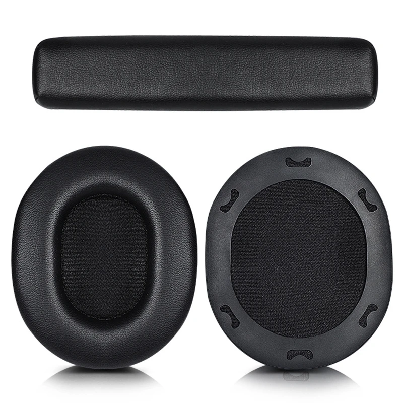 

Leather Earpads forAudio Technica ATH M70X Headset Earmuffs Memory Foam Covers Headphone Ear Pads Headbeam