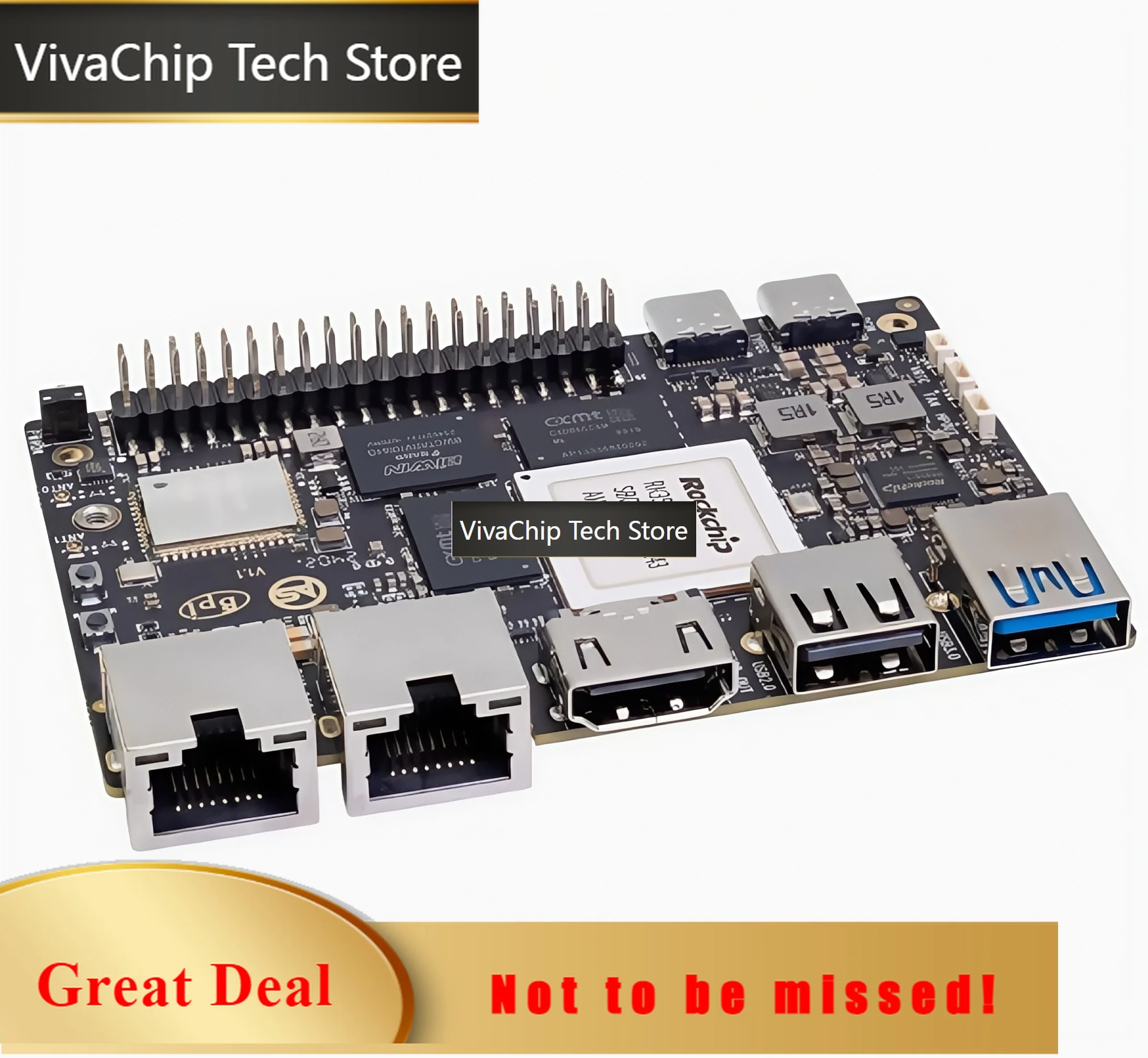 Фото VivaChip TechBananaPi BPI-M7: Чип-решение Rockchip RK3588 с поддержкой Deepseek №1