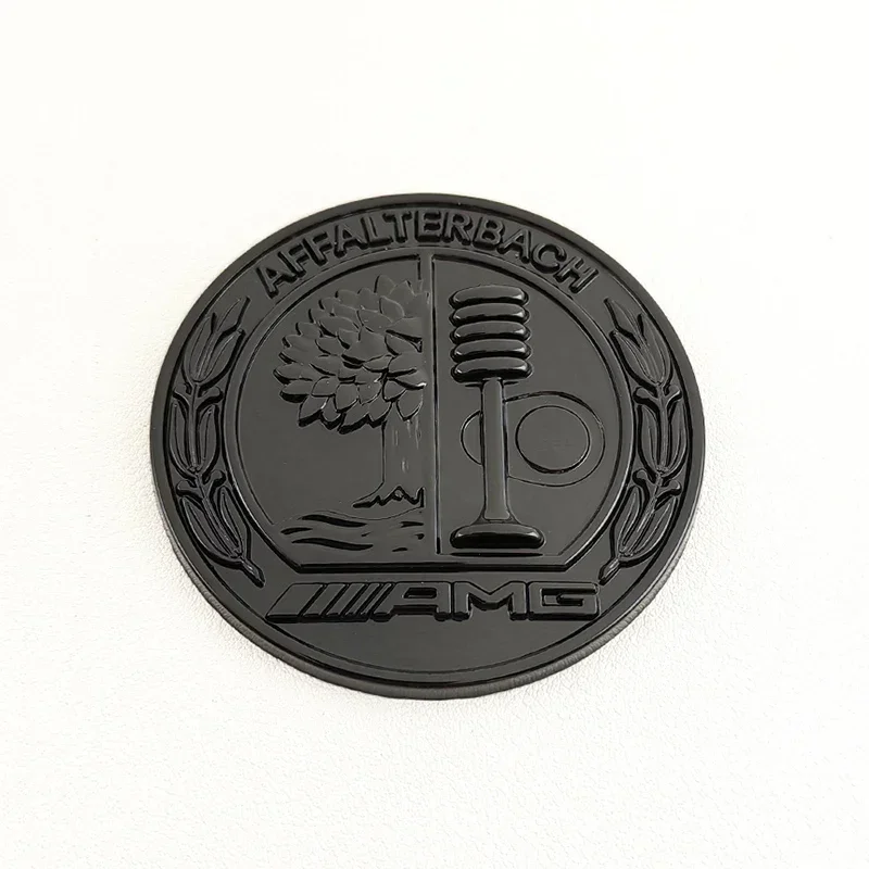 

45 мм 56 мм 65 мм 3D металлический логотип Apple Tree AMG эмблема автомобиля задняя боковая стойка C значок для Mercedes Benz A C E GLA GLC GLE GLS наклейка