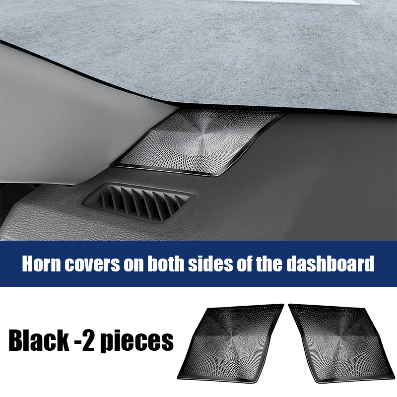 Материал из нержавеющей стали для крышек звуковых сигналов с обеих сторон передней панели приборной панели для Toyota RAV4 XA50 2021 2022 2023 2024