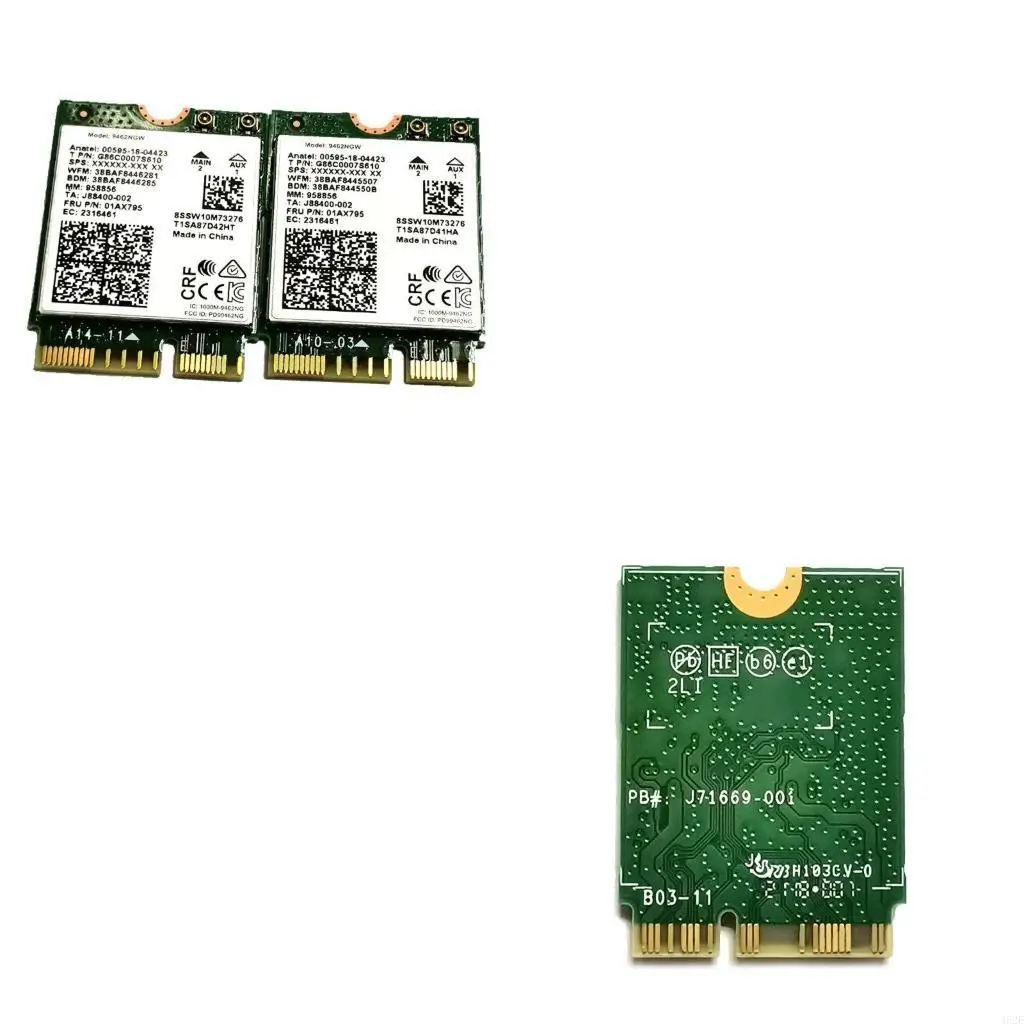 Фото 462E BT5.0 Беспроводная 802.11ax 2.4G поддержка MU-MIMO 9462NGW Гигабитная сетевая карта №1