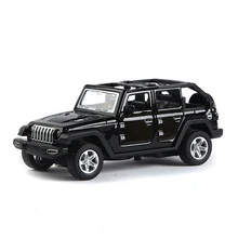 1:36 JEEPS  Wrangler Alloy Car Model Off-road Toy Vehicle Collection Decoration Ornaments Children Boy Toy Gift Free Shipping