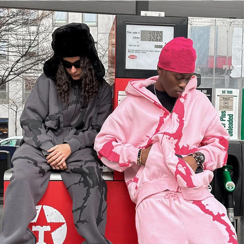 

2023 New Fashion Hoody Men Hoodies Sweatshirts High Quality Printed Autumn Hooded Y2k Coats Plus Fleece Hip Hop Streetwear