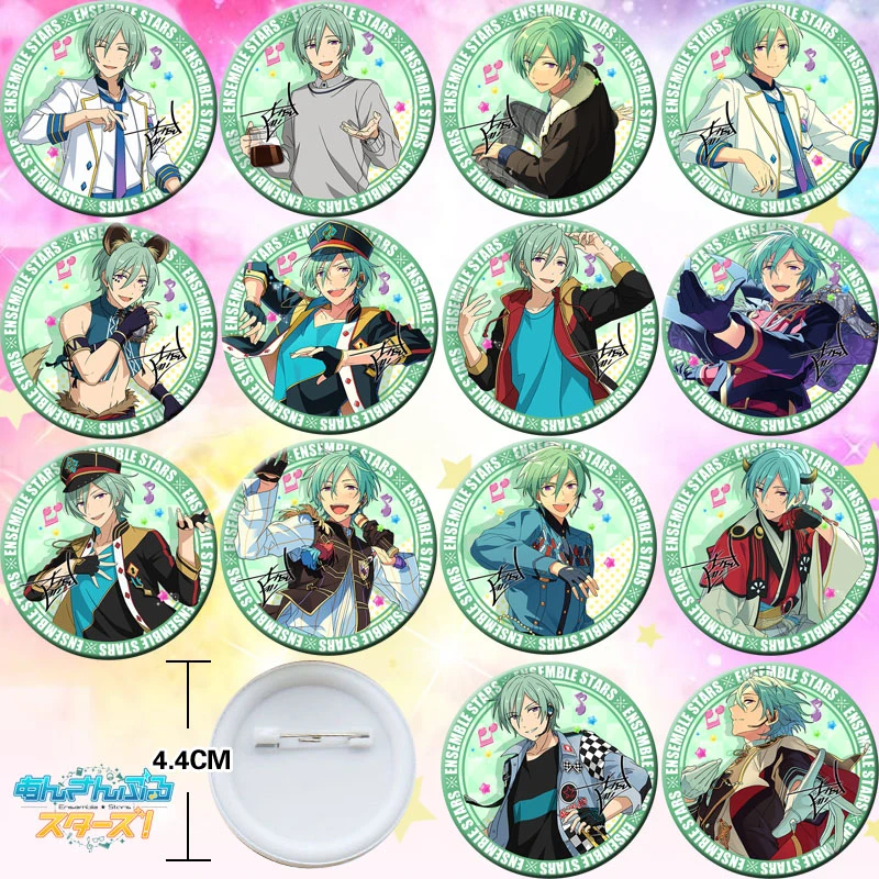 

14pcs Anime Badge Ensemble Stars Kazehaya Tatsumi Pin Brooch Button