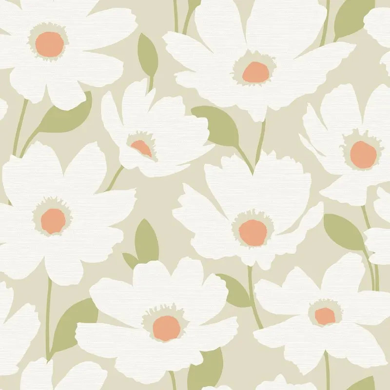 

Brewster Astera Neutral Floral Wallpaper