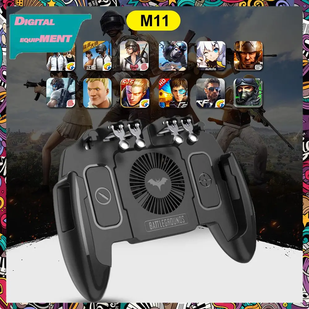 

L1 R1 Shooter Joystick Game Pad Six Finger L1r1 Trigger Gamepad Free Fire Turnover Butto Mobile Joystick Controller M11