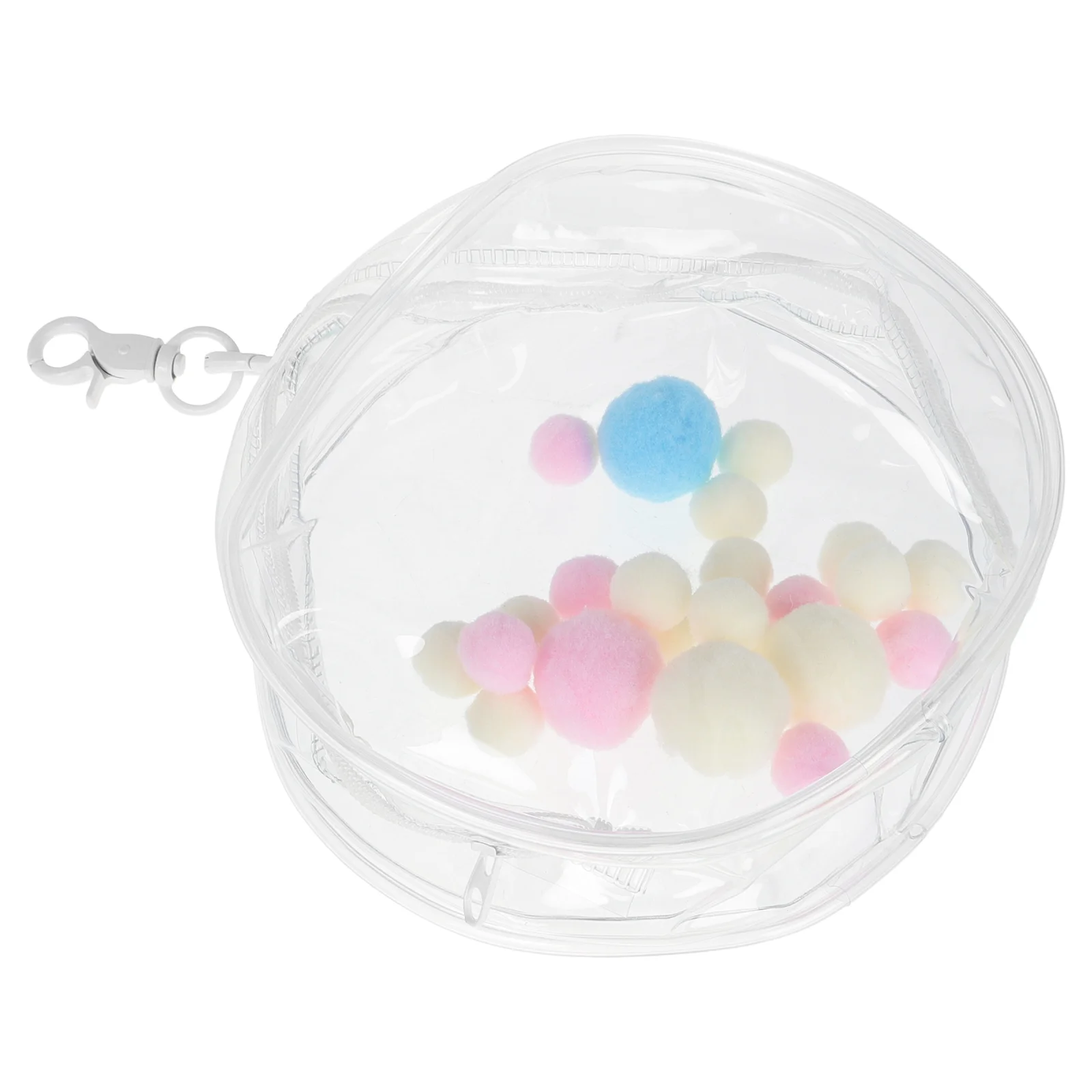 Сумка мини-кошелек-органайзер рюкзак брелок прозрачная витрина портативная