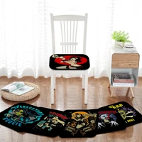 abstract modern sexy goth girl tie rope chair cushion soft office car seat comfort breathable 45x45cm seat mat