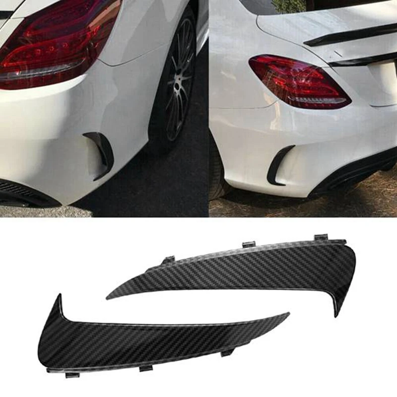 

2 шт., сплиттер для бампера Mercedes Benz C Class W205 C43 C63 AMG 15-19