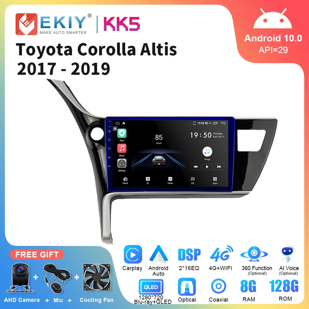 	EKIY KK5 Android 10 For Toyota	