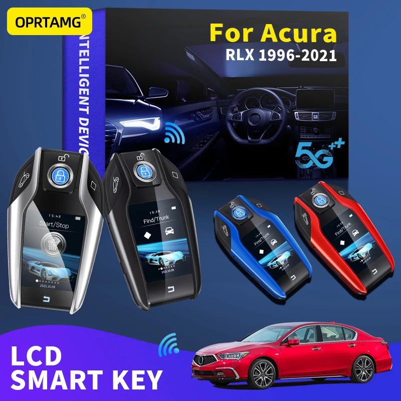 

OPRTAMG Modified LCD Screen Smart Car Key For Acura RLX 1996 1997 1998 1999 2000 2002 2003 2004 2005 2007 2008 2009 2010 2021