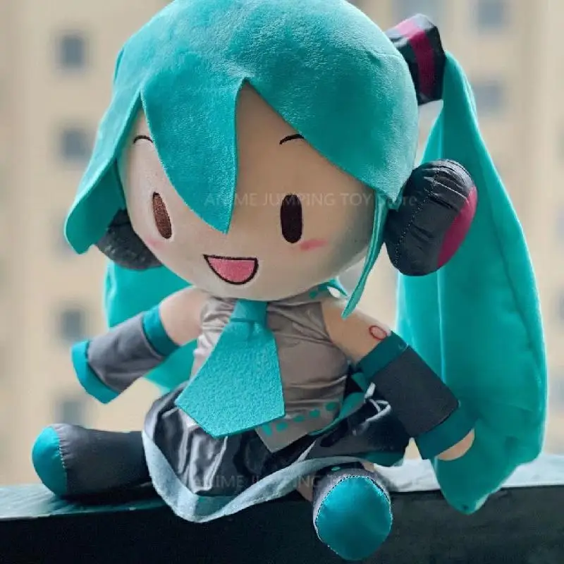 

30cm Genuine Hatsune Miku Plush Toy Kawaii Miku Princess Soft Pillow Kids Fuwafuwa Fufu Doll Figure Cute Kids Gift