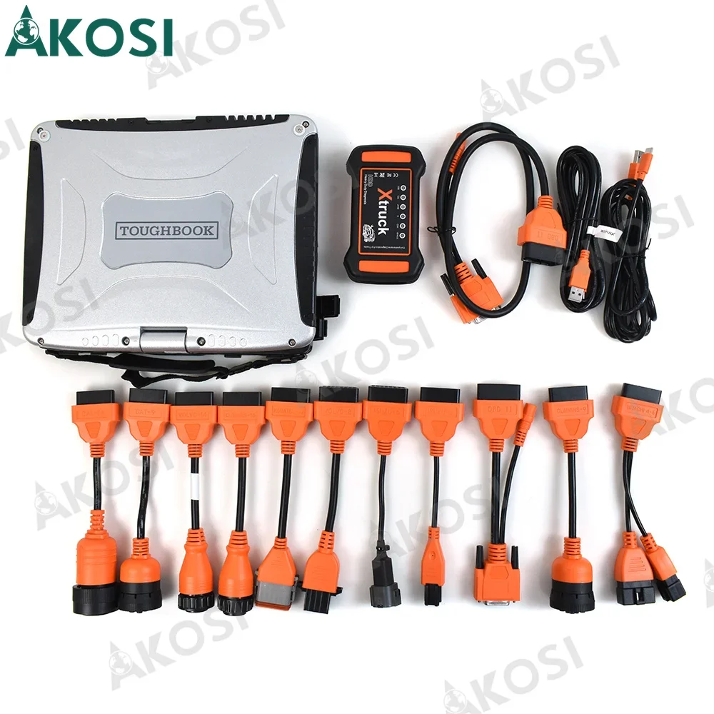 Адаптер сканера OBD2 для тяжелых грузовиков полнофункциональные диагностические