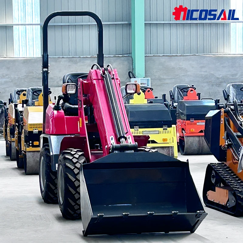 Фото Nicosail Горячая продажа Многофункциональный фермерский фронтальный погрузчик Цены Маленький мини-телескопический погрузчик из Китая №1