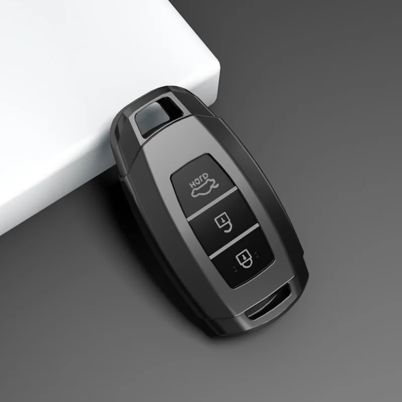 Чехол для ключей от автомобиля с 3/4/5 кнопками, брелок для Hyundai I30 Ix35 KONA Encino Solaris Azera Grandeur Ig Accent Santa Fe Palisade