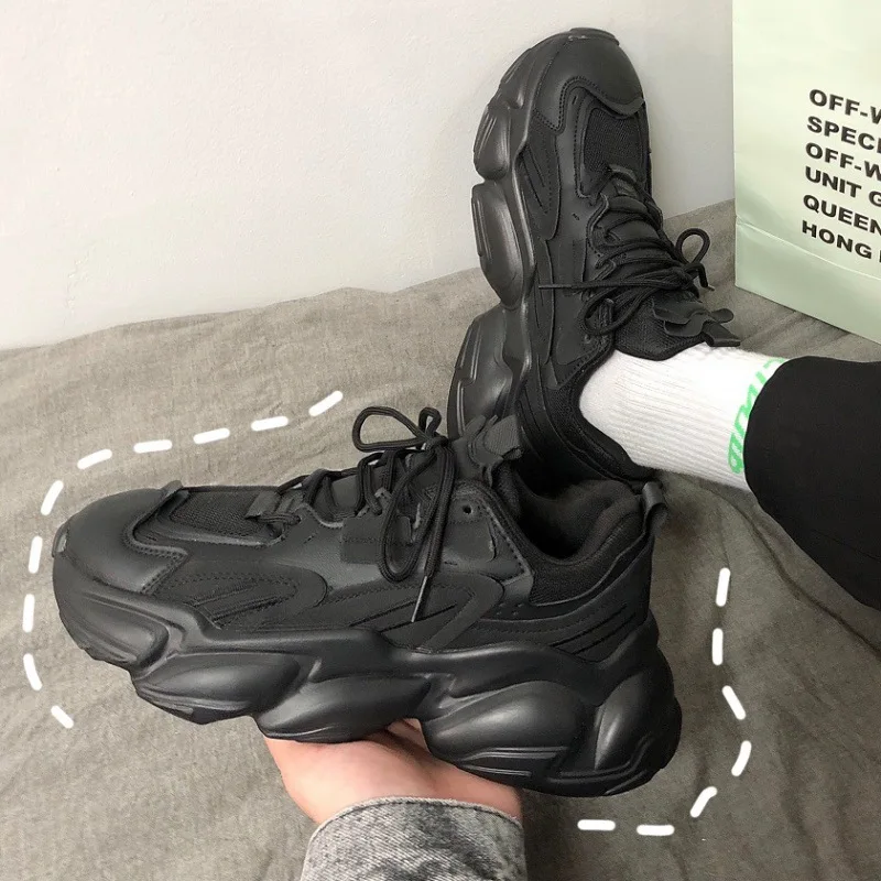 

All Black Autumn Breathable Cloth Shoes Soft Bottom Men's Work Work Shoes Soft Bottom Men's Black Men's Shoes